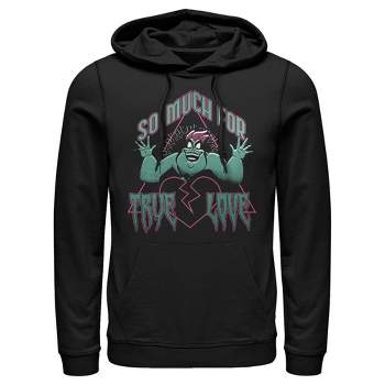 Men's The Little Mermaid Ursula So Much For True Love Pull Over Hoodie