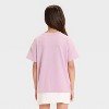 Girls' Short Sleeve Knit Oversized Graphic T-Shirt - Cat & Jack™ - 3 of 4