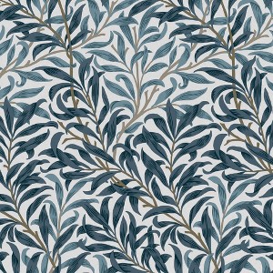 William Morris at Home Willow Bough White & Blues Wallpaper - 1 of 4