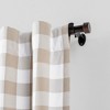 Elrene Serena 1" Window Drapery Single Curtain Rod with Contemporary Cap Finial - Elrene Home Fashions - 2 of 3