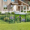 Dog Playpen 8 Panels 40 inch Dog Pen Indoor Heavy Duty Puppy Exercise Pen Metal Pet Fence for RV Camping Yard Garden - 3 of 4