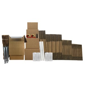 UBMOVE Wardrobe Kit 10 Rooms with 112 Boxes 6 Wardrobes - 1 of 4