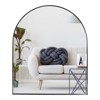 Arched Wall Mirror with Aluminum Frame for Bathroom, Bedroom, Living Room, Entryway - 2 of 4