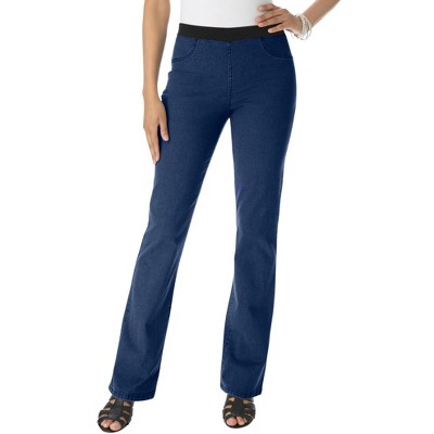 Roaman's Tall Invisible Stretch All Day Bootcut Jean