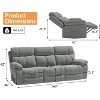 AMERLIFE Power Reclining Sofa with USB Charging Port & One-Touch Lock - 2 of 4