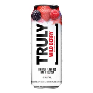 Truly Wild Berry Hard Seltzer - 24 fl oz Can - 1 of 4