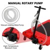 Low Profile Oil Drain Pan, 18 Gallon Oil Change Tank with Manual Pump & Wheels for Trucks, SUVs, RVs - 3 of 4