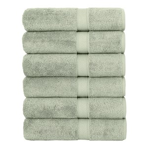 Linum Home Textiles 100% Turkish Cotton Sinemis Terry Bath Towels (Set of 6) - 1 of 3