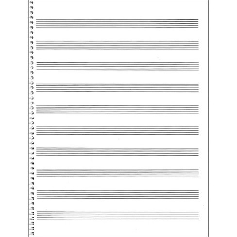 Music Sales Passantino Spiral Book #74 64 Pages, 10 Stave, 9 X 12 : Target