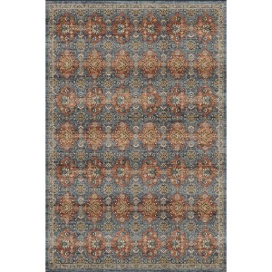 Boho Vintage Area Rug Colorful Floral Farmhouse Carpet Traditional Rug for Living Room, Bedroom - 1 of 1