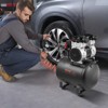 VEVOR Air Compressor,10 Gallon Steel Tank,2HP 5.3 CFM@90 PSI Oil Free Air Compressor & Max. 125PSI Pressure,78dB Ultra Quiet Portable Compressor,Black - 2 of 4