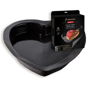 Flexipan Original 6 Heart Mold, Non-Stick, Handcrafted in France, Trusted by Chefs, Food Safe Certified - 1 of 4
