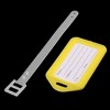 Unique Bargains Plastic Travel Luggage Name Tag Yellow 10Pcs - 3 of 4