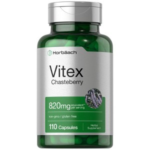 Horbaach Vitex Berry 820mg | 110 Capsules - 1 of 4