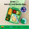 OMIEBox Insulated Bento Lunch Box with Leakproof Thermos Food Jar 3 Compartments - 2 of 4