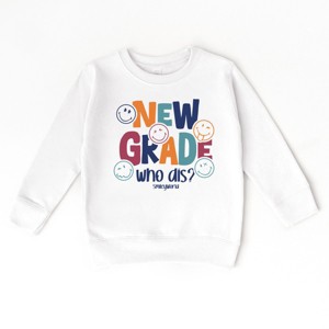 The Juniper Shop SmileyWorld New Grade Who Dis? Toddler Sweatshirt - 1 of 4
