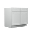 Kitchen Base Cabinet, Unassembled Cabinet with Adjustable Shelf without Top - 2 of 4