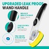 Dishwand Handle with Heavy Duty Sponge Refills, Non-Scratch Dishwashing Brush with Soap Control Dispenser for Kitchen Cleaning - 2 of 4