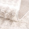 Hauteloom Eivin Cream Diamonds Plush Rug - 3 of 4