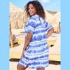 Swim 365 Women's Plus Size Hooded Terry Swim Cover Up - 3 of 4