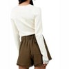 Women's Amanda Chain Closure Ribbed Knit Top - WHITEROOM+CACTUS - 2 of 4
