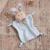 Bearington Baby Wee Waggles, Stuffed Animal Baby Boy Lovey, Baby Security Blanket - 8 x 7 Inch Small Bunny Tail - 2 of 4