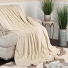 Diamond Flannel Embossed Fleece Blanket by Blue Nile Mills - 4 of 4