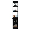 TIRAMISUBEST Linen Bathroom Storage Cabinet with one Doors, Tall Bathroom Cabinet with 6 Shelves, for Bathroom, Living Room, Kitchen - 4 of 4