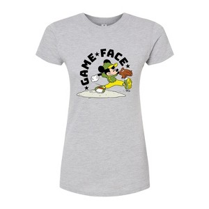 Women's - Disney - Game Face Baseball Fitted Graphic T-Shirt - 1 of 3