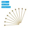 Unique Bargains Brass DIY Craft Jewelry Making Round Ball Head Pins 200 Pcs - 4 of 4