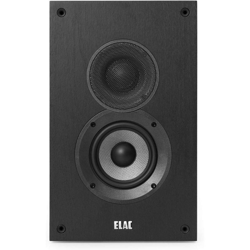 ELAC Debut 2.0 DOW42-BK 4" On-wall Surround Sound Speakers with MDF Cabinets for Home Theaters and Systems, Black, 4 of 9