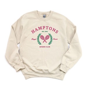 Simply Sage Market Women's Graphic Sweatshirt Embroidered Hampton Sports Club - 1 of 4