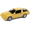 1988 Chrysler Conquest TSi San Marino Yellow "Modern Muscle" Series 1/64 Diecast Model Cars by Auto World - 2 of 4