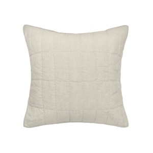 EY Essentials Odine Natural Euro Sham - 1 of 4