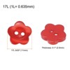 Unique Bargains Resin 2-Hole Craft Replacement Flower Sewing Buttons 150 Pcs - 2 of 4