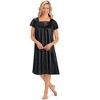Collections Etc Lace Inset Tricot Nightgown - Elegant Sleepwear - 4 of 4