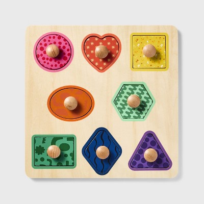 Image of Chunky Shapes Puzzle -  21pc - Gigglescape™