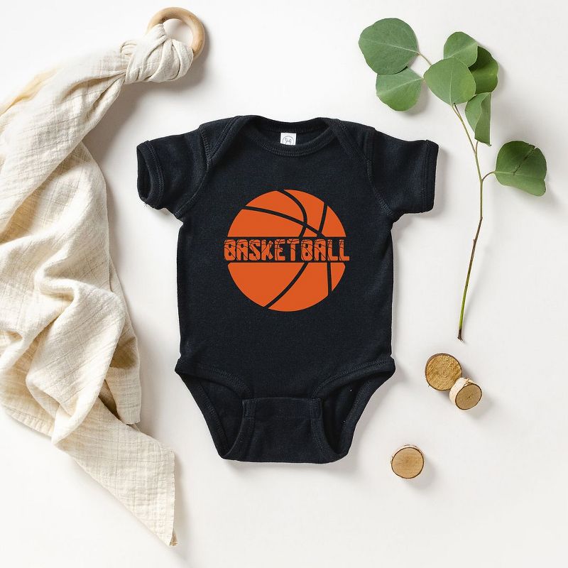 The Juniper Shop Basketball With Ball Baby Bodysuit, 2 of 3