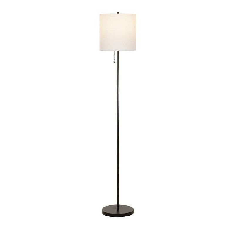 56.5&#34; Stick Floor Lamp (Includes LED Light Bulb) Black - Cresswell Lighting, 3 of 8