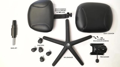 Deluxe Posture Chair Black - Boss Office Products : Target