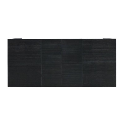 Jasper Black Wood Extendable Rectangular Dining Table