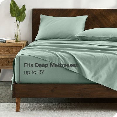 Willow Twin XL Organic Cotton Percale Sheet Set