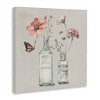 Stupell Industries Flower Jar Butterfly Painting, 17" x 17" - 3 of 4