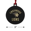 Lindenwood University Lions Logo Aluminum Holiday Christmas Tree Ornament - 3 of 4
