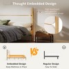 Christopher Knight Home Groth Modern Rubberwood Fleece Upholstered Bed - 4 of 4