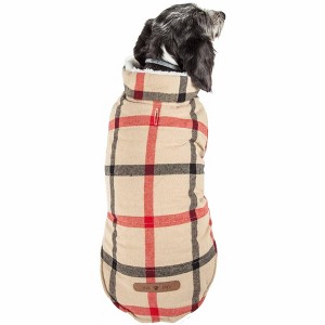 Pet Life (R) Allegiance Classical Insulated Plaid Fashion Dog Jacket - 1 of 4