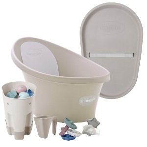 Shnuggle Bath & Change Bundle: Baby Bath & Changing Bundle + Accessories - 6-Piece Set for Cozy Bath & Diaper Time - 1 of 4