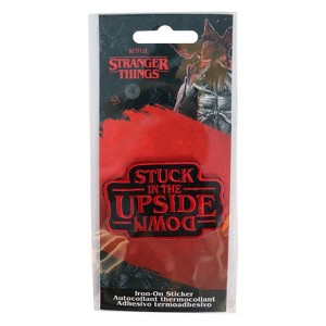 Stranger Things Stuck In The Upside Down Iron-On Patch - 1 of 1
