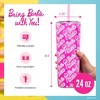 Barbie x Dragon Glassware 24 oz Vacuum Insulated Tumbler with Lid and Straws Classic - 2 of 4