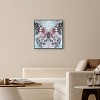 Art Remedy Shining Butterfly Colorful buterfly and flowers wall art Framed - 2 of 4